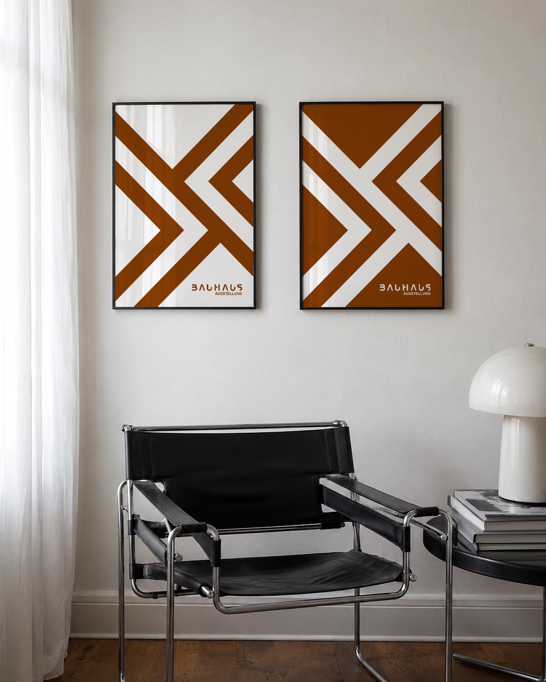 Lijnen en vlakkenspel Posterset