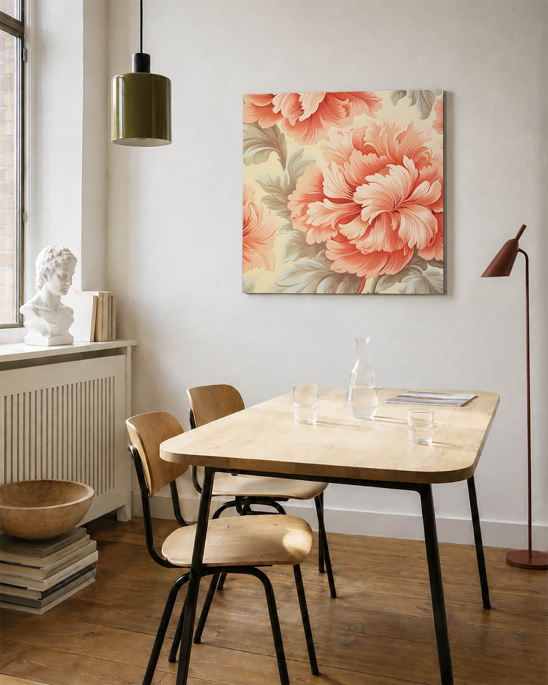 Bloemrijke compositie Kunstwerk
