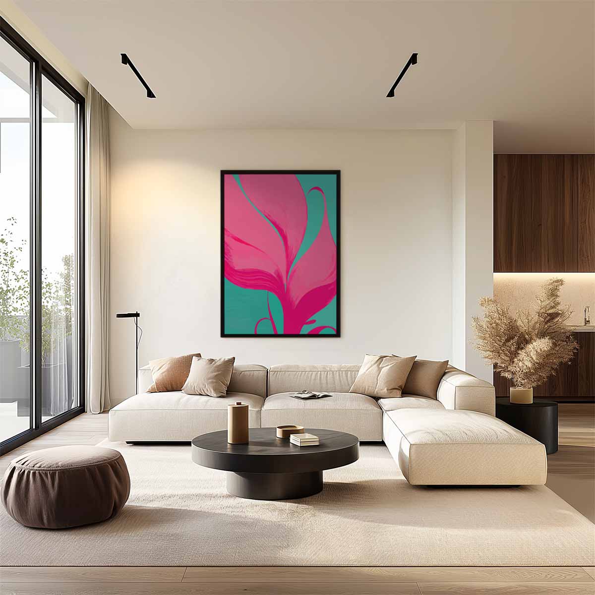 Vibrant Bloemenpracht Kunstwerk-canvas-dibond-plexiglas-wanddecoratie-WallArtistic