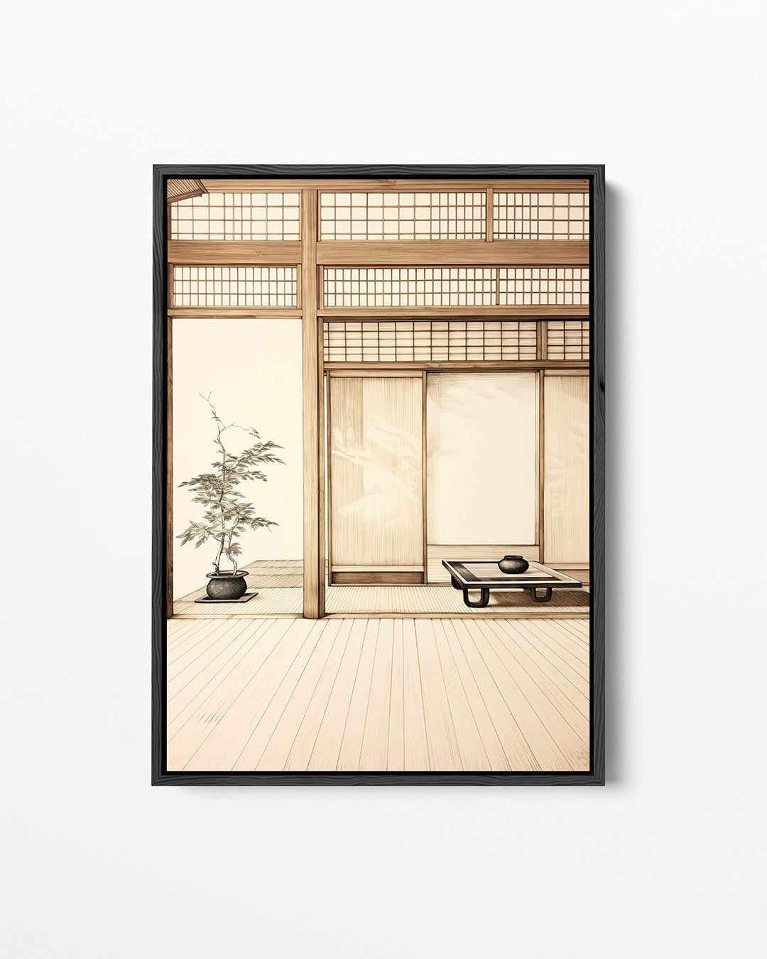 Interieur illustratie Kunstwerk
