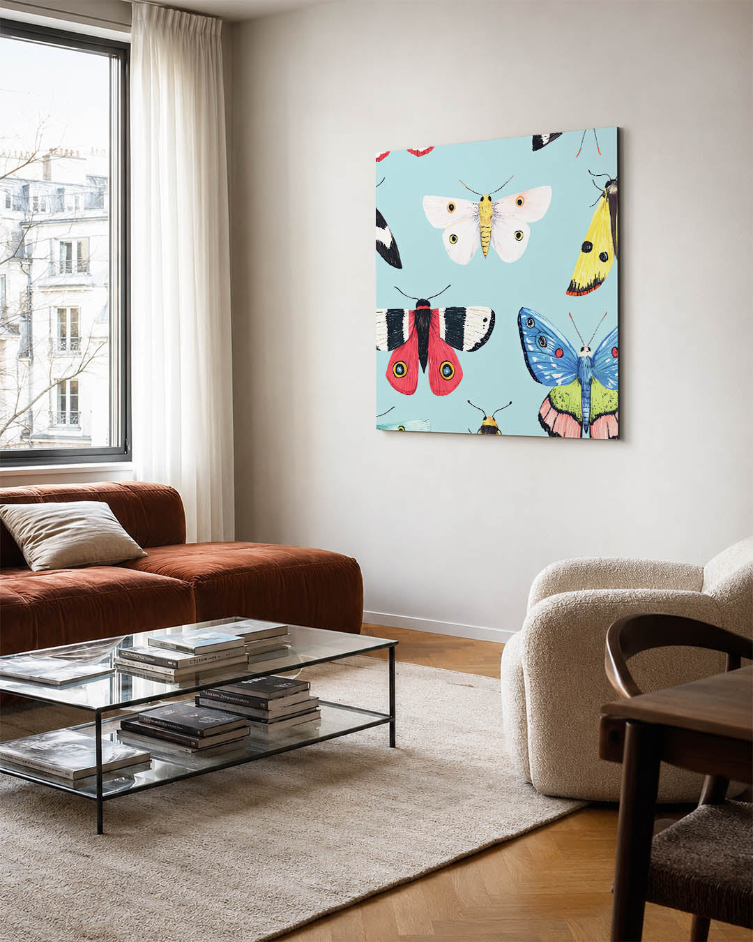 Vrolijke vlinders Kunstwerk
