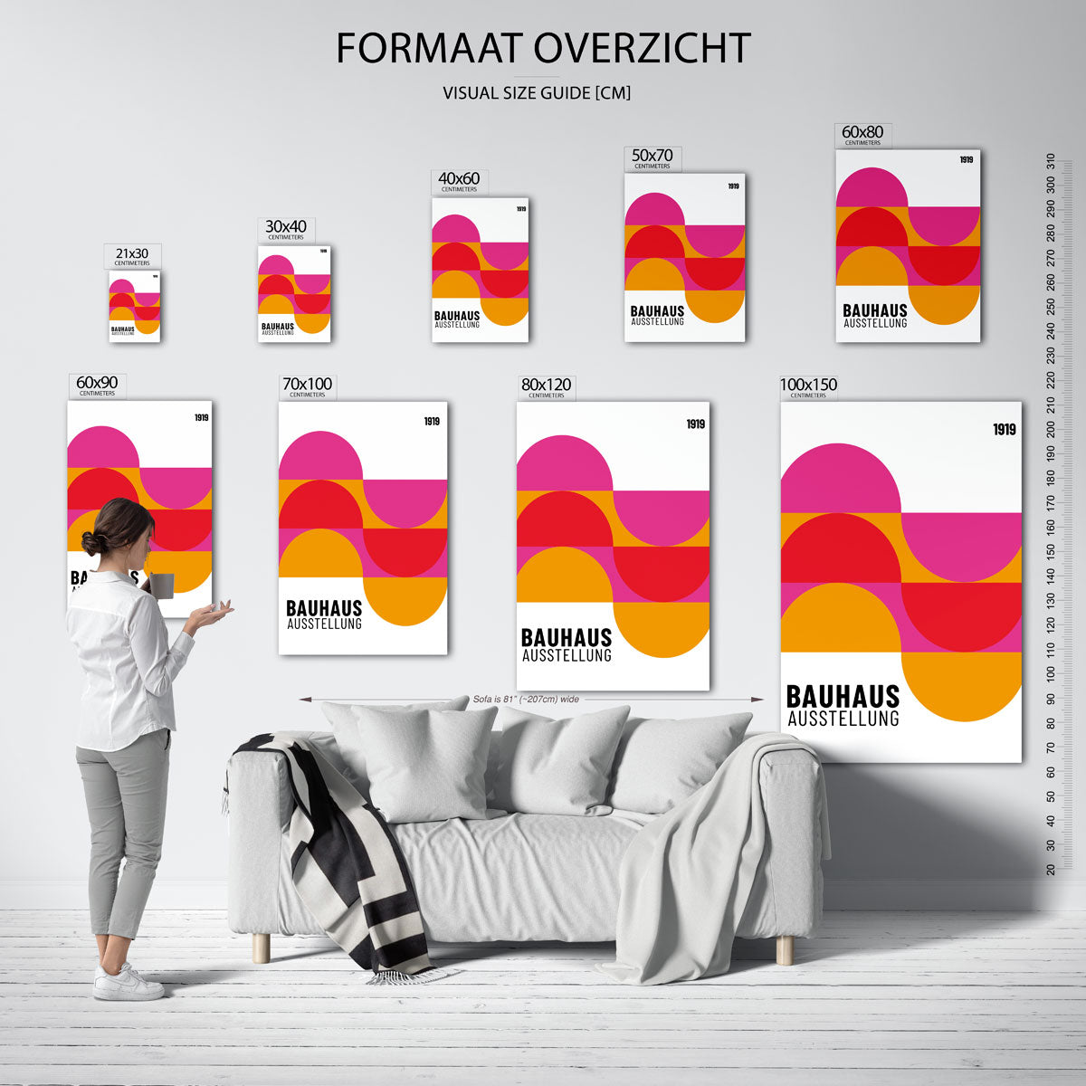 Vorm en kleur Poster