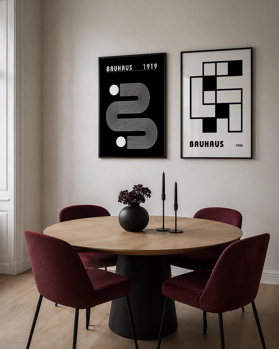 Lijnen en vlakkenspel Posterset