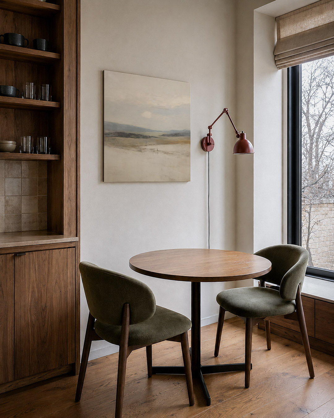 Rustige landschap weergave Kunstwerk