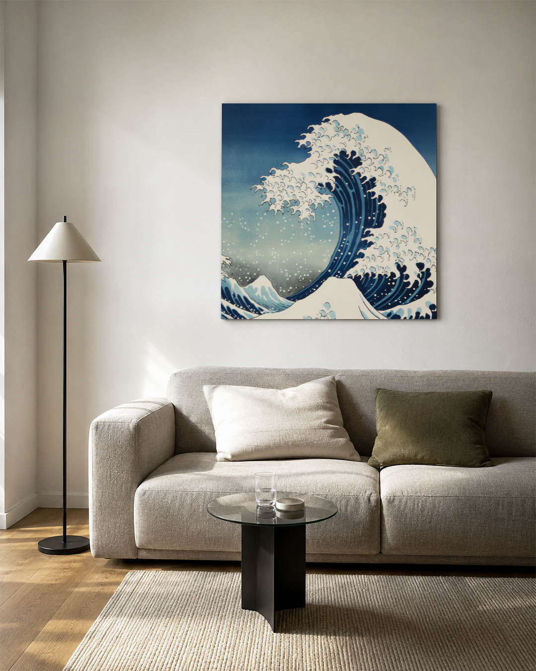 Dynamische golf Kunstwerk