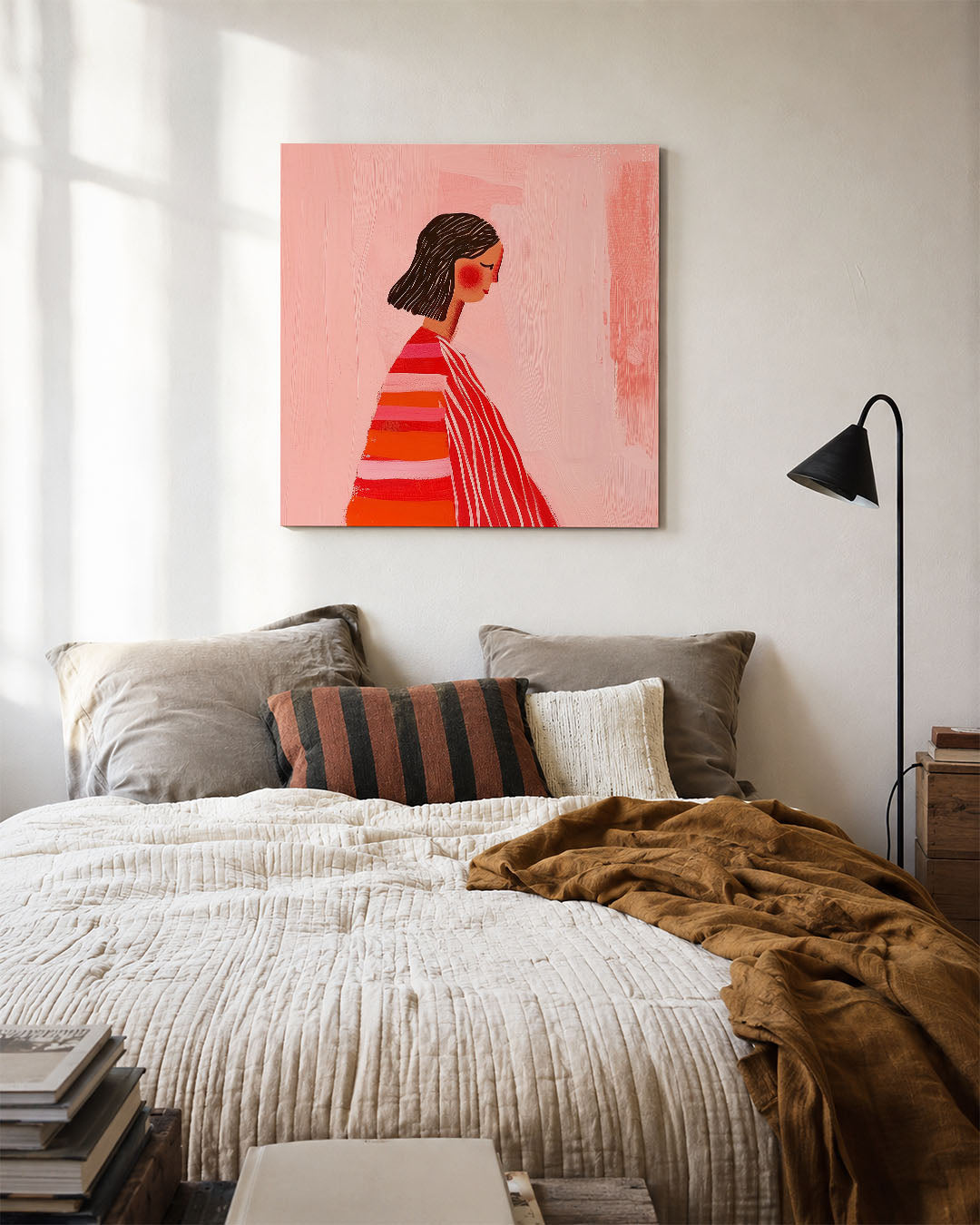 Gestileerd portret Kunstwerk