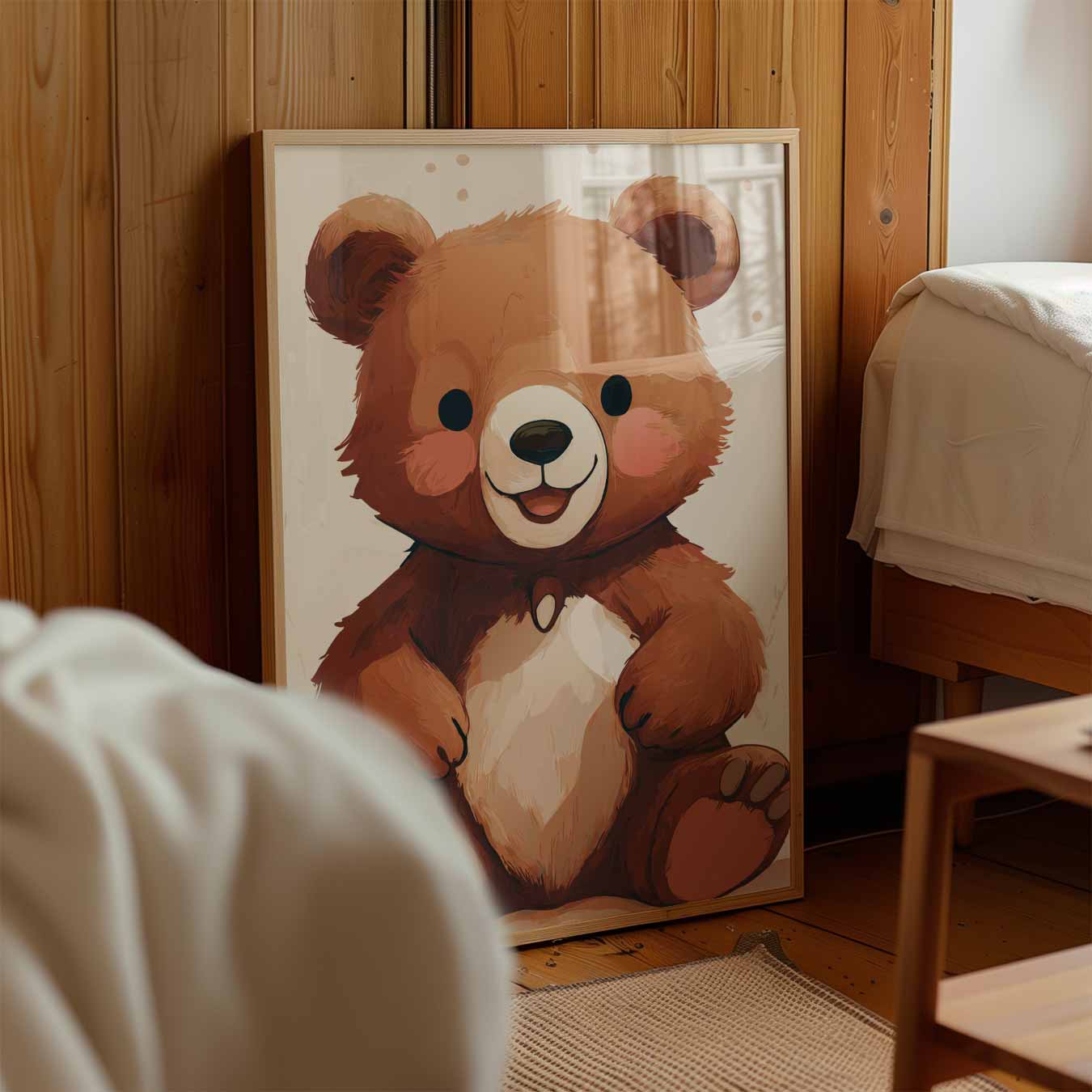 Knuffelbeer Dromerige Poster-WallArtistic