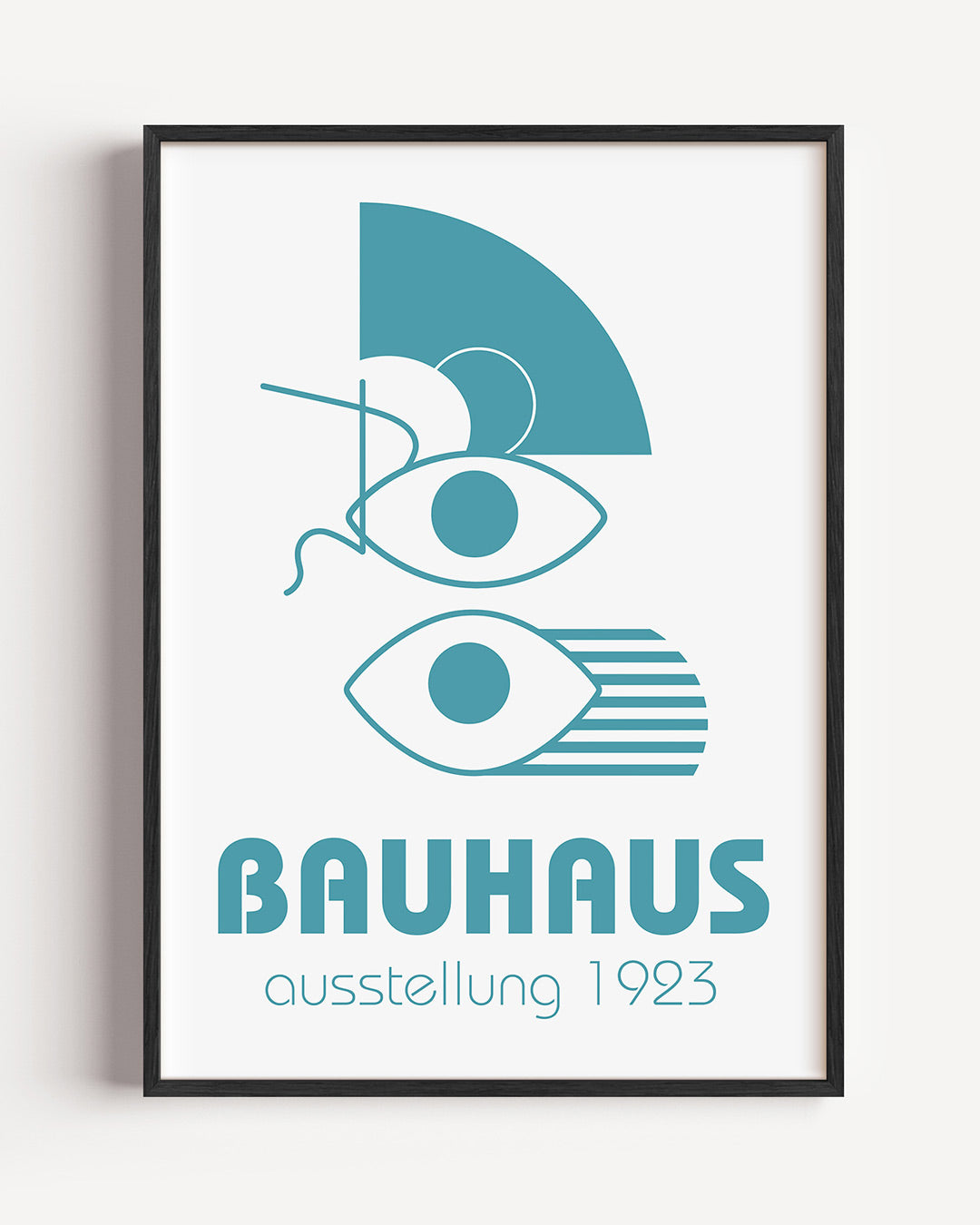 Vormen en ogen Poster