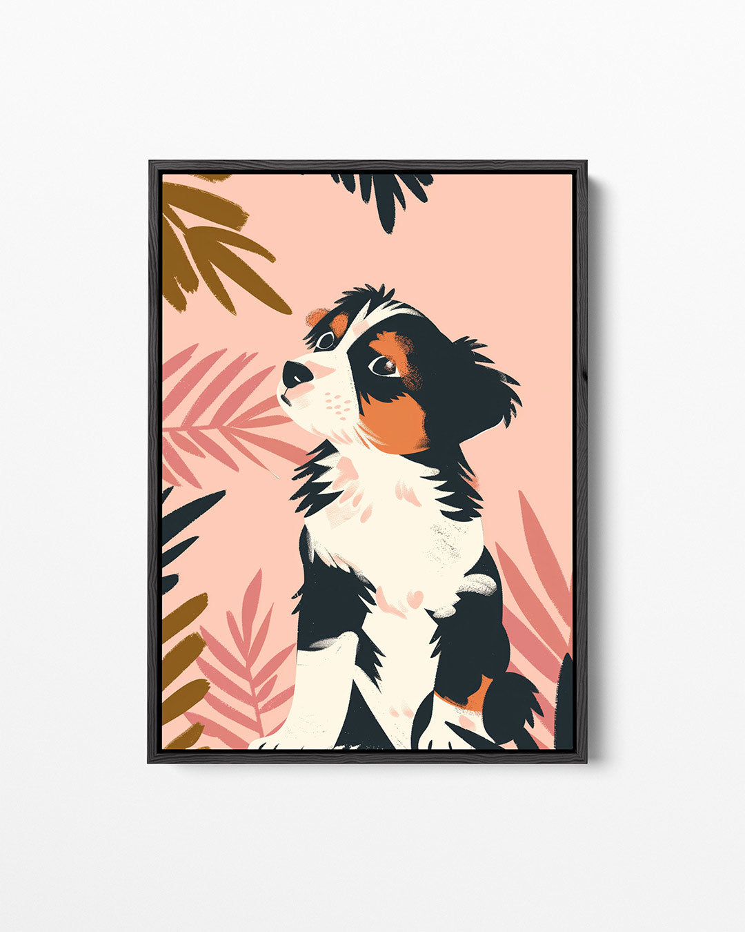 Speelse hond illustratie Kunstwerk