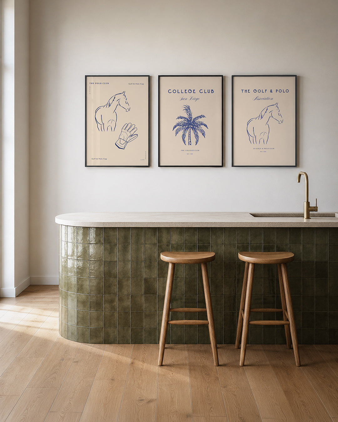 Paard en handschoen Posterset