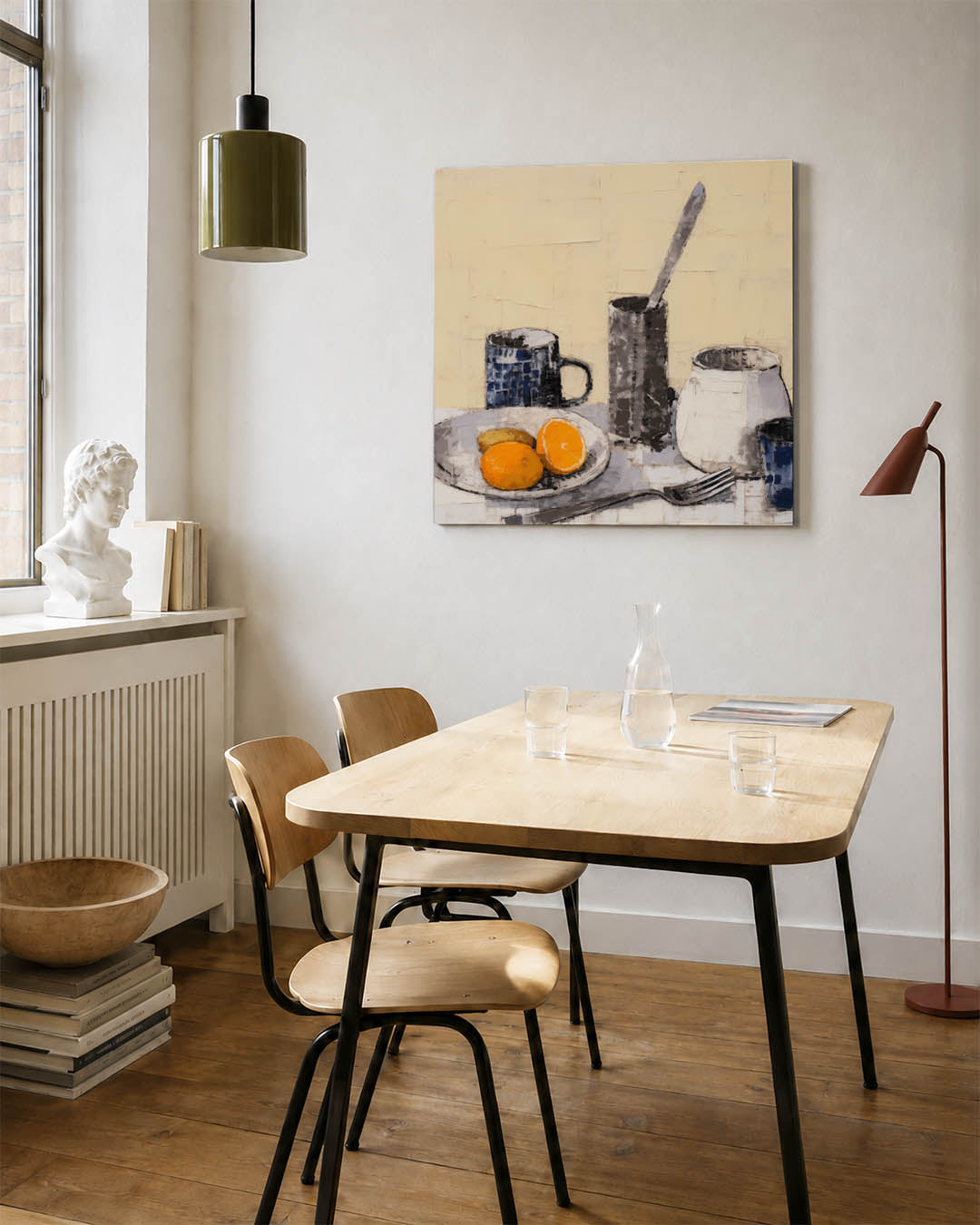Stilleven met fruit Kunstwerk