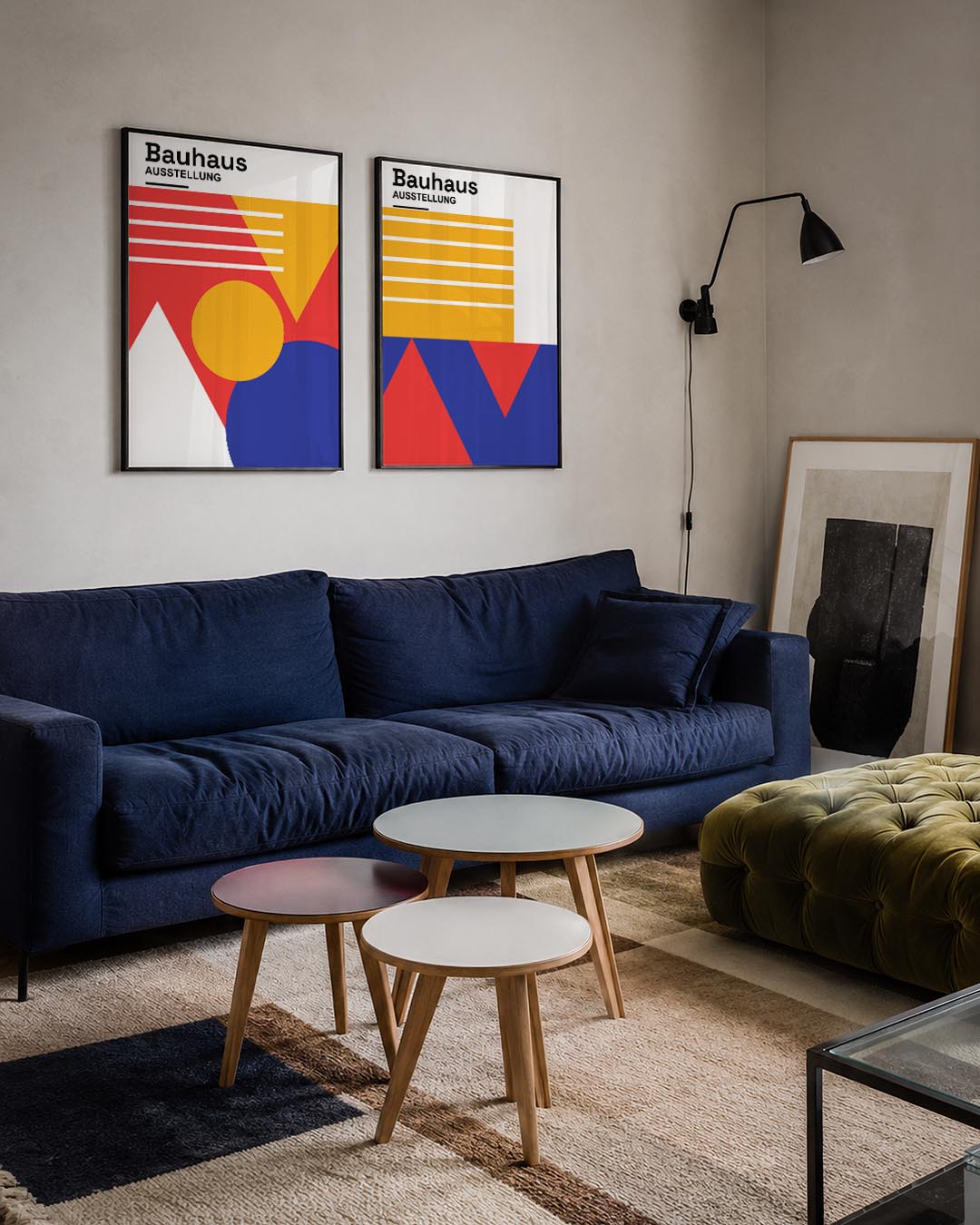 Vormen en kleurvlakken Posterset