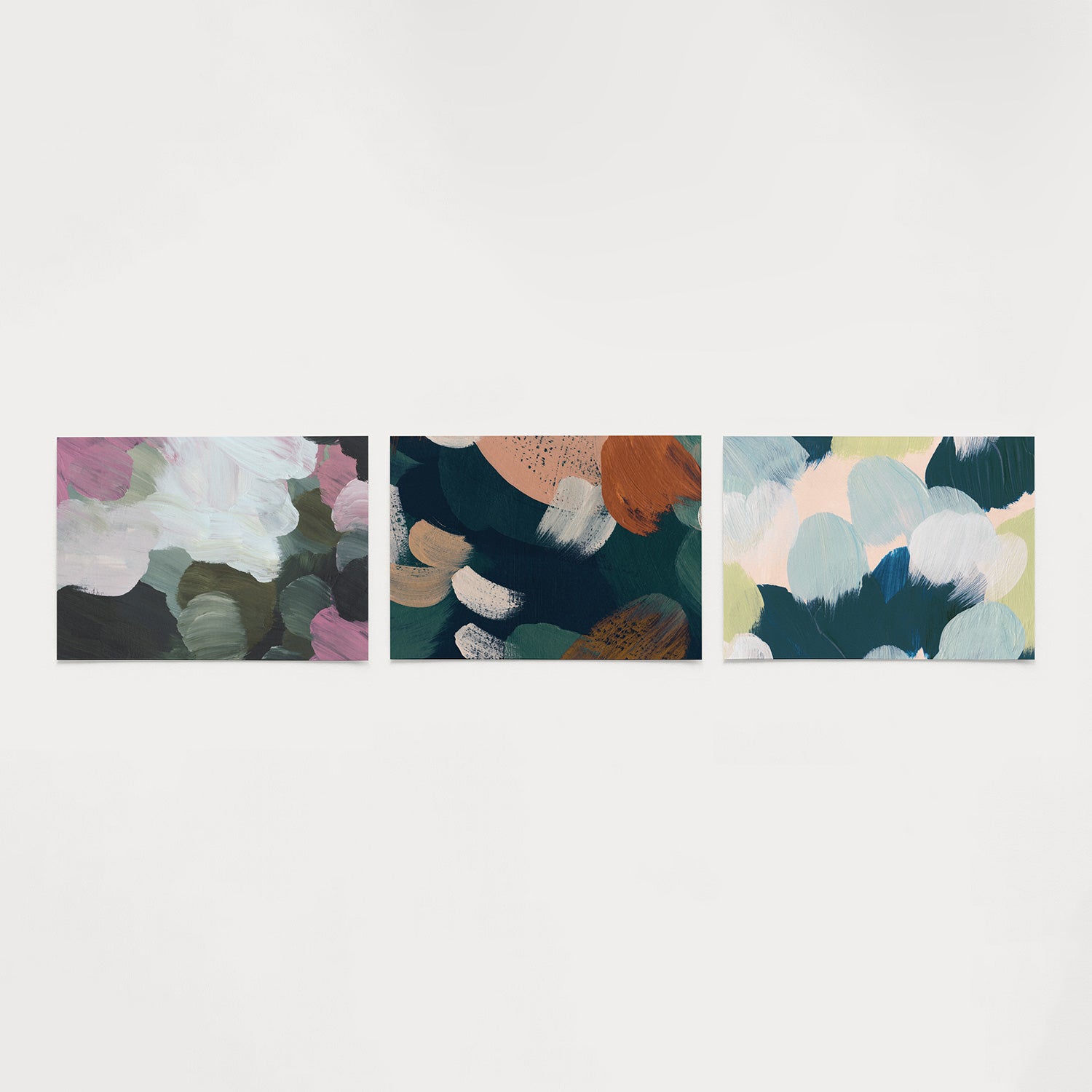 Kleurige vegen Posterset