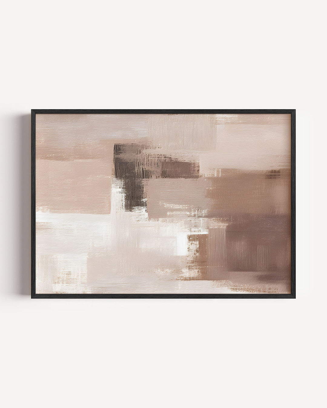 Abstracte beige vlakken Poster