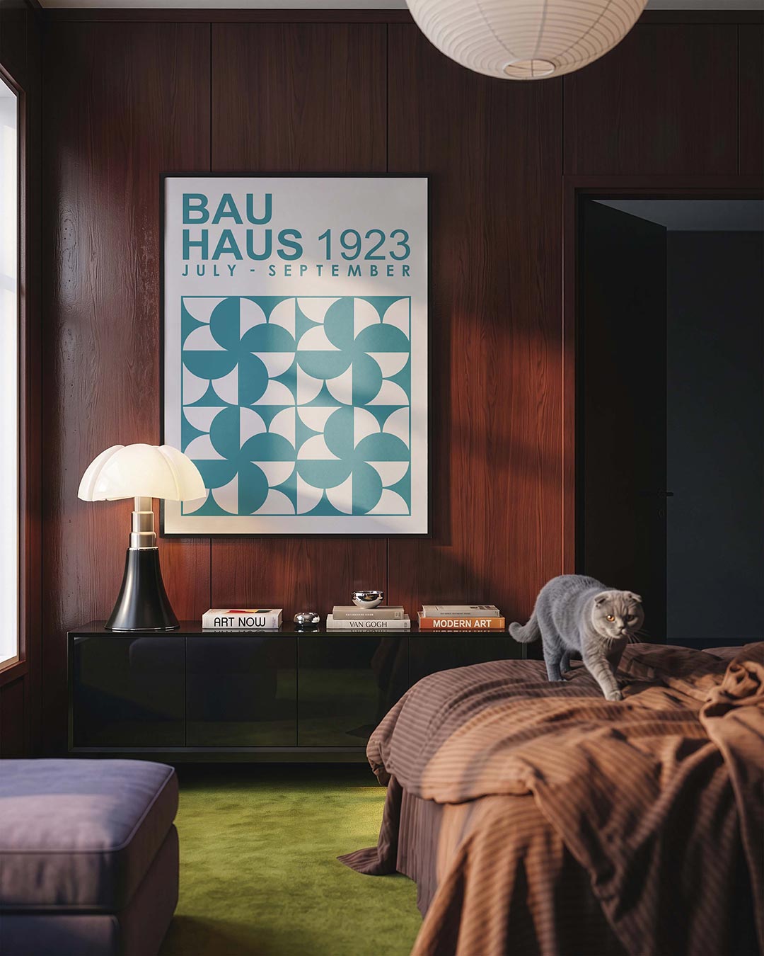 Vormritme en kleur Poster