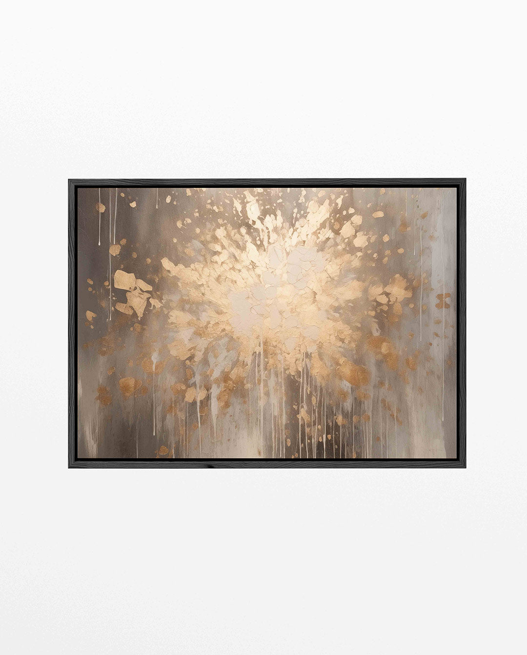 Gouden explosie Kunstwerk