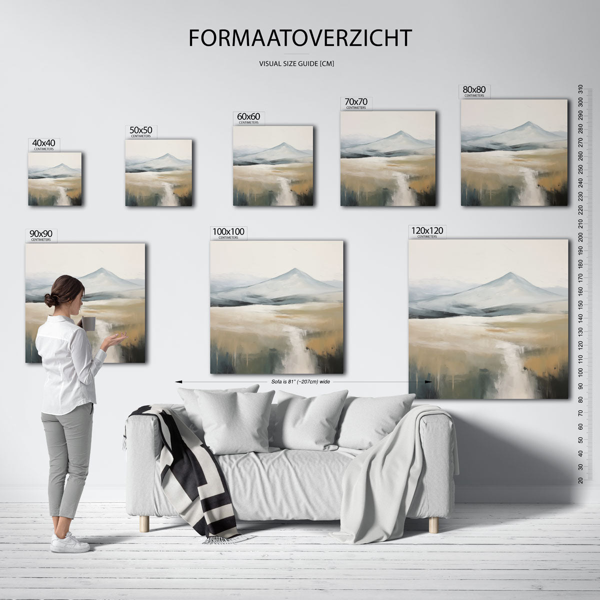 Berglandschap Poster