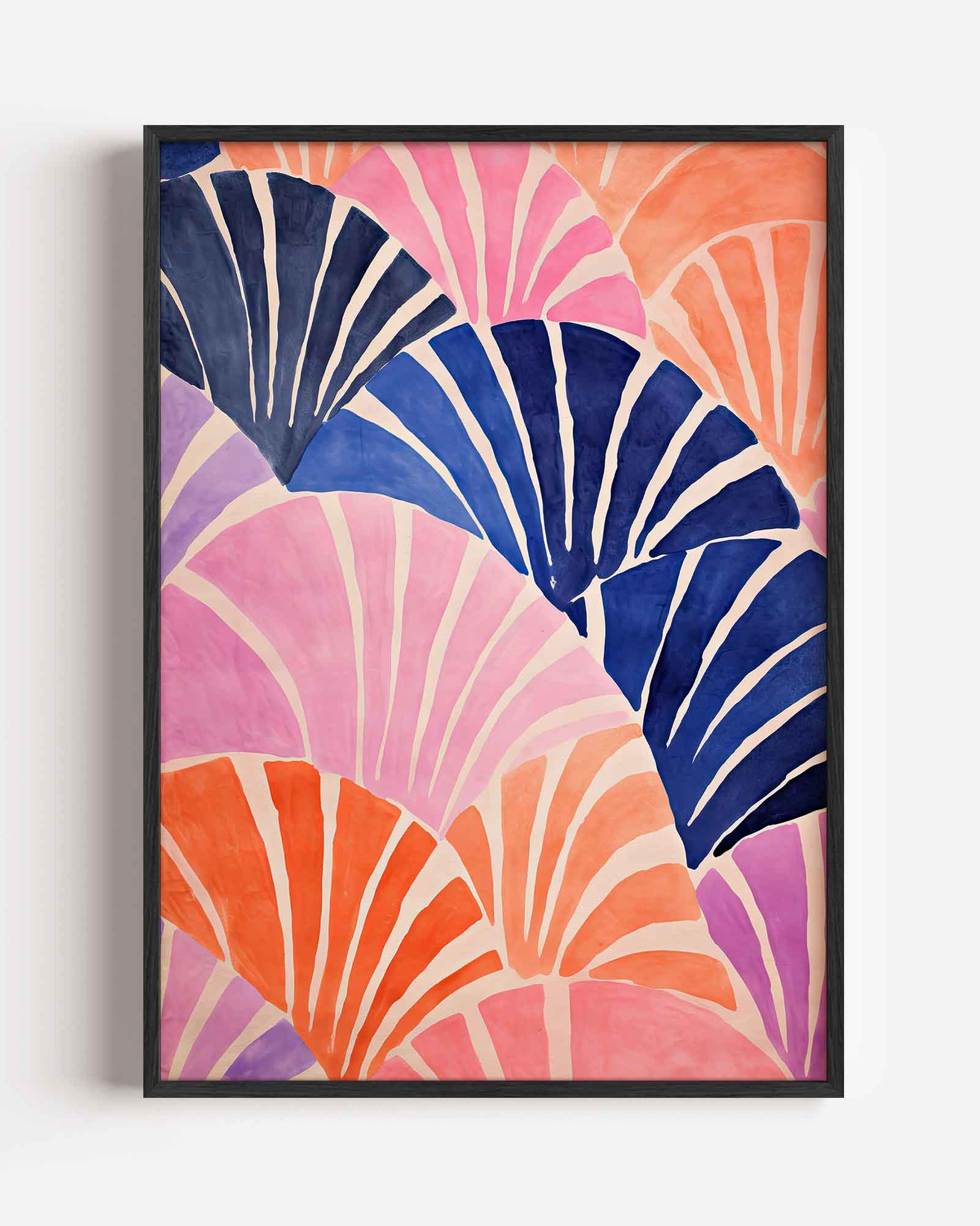 Abstracte schelpen Poster
