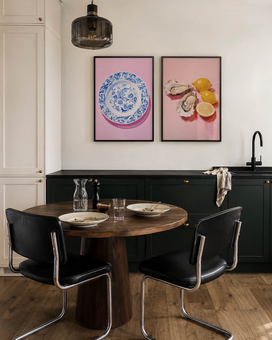 Bloemrijk servies Posterset