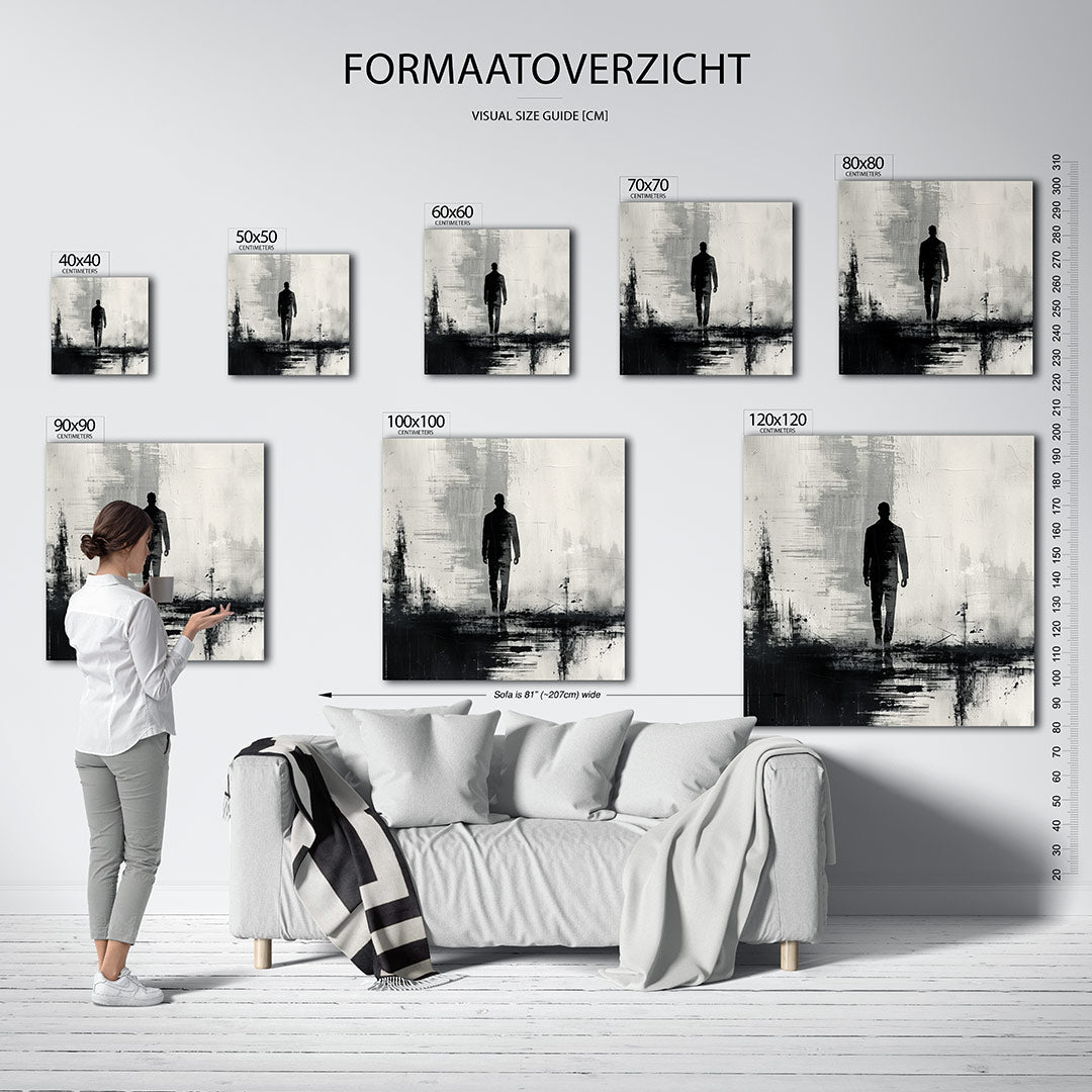 Stille reflectie Kunstwerk