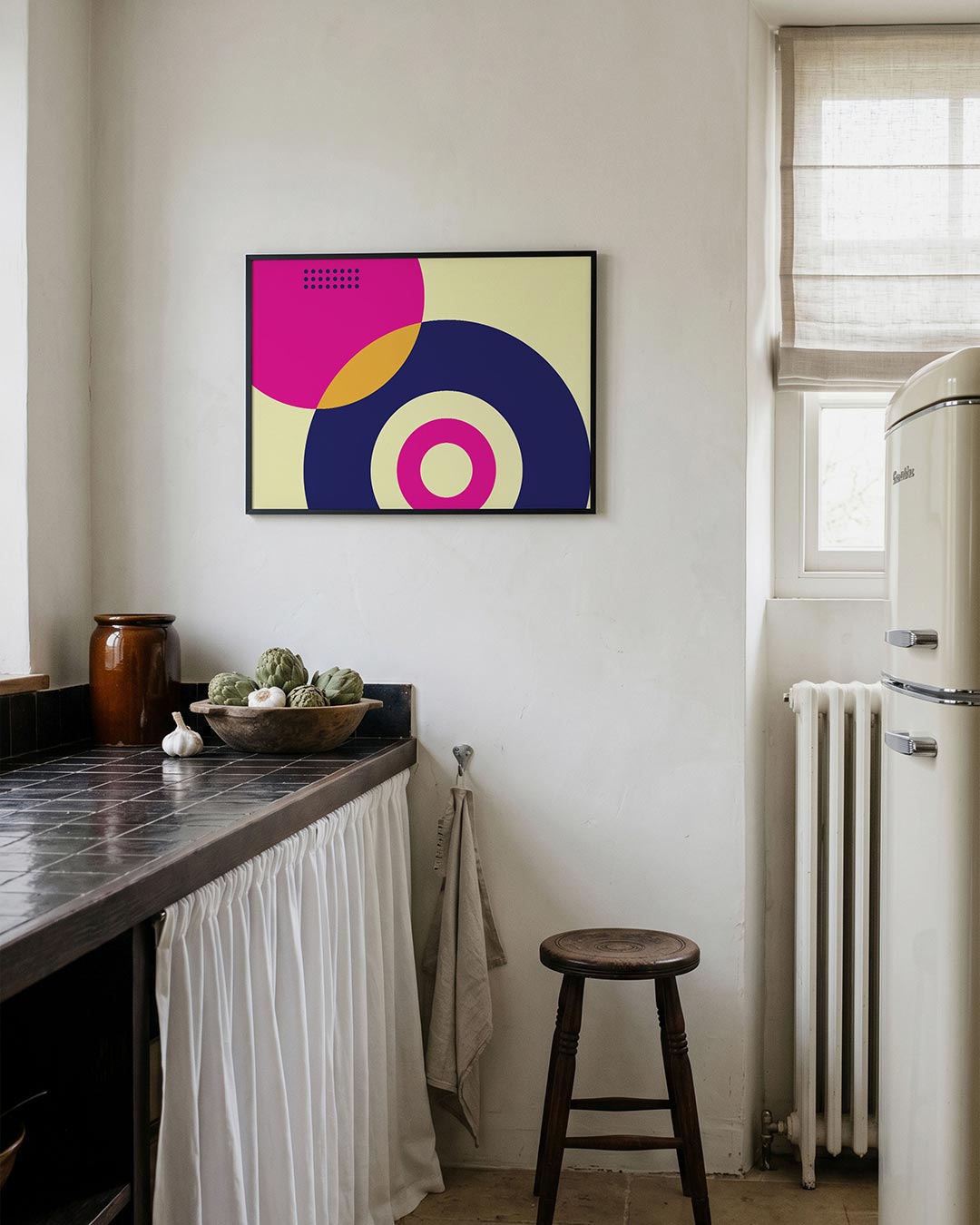 Cirkelvormen en kleur Poster