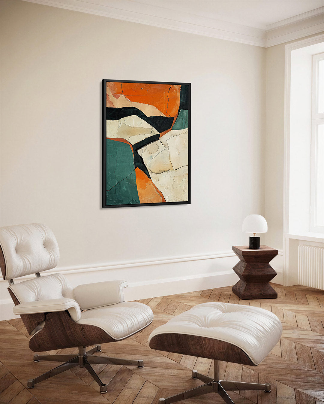 Dynamische vormen Kunstwerk