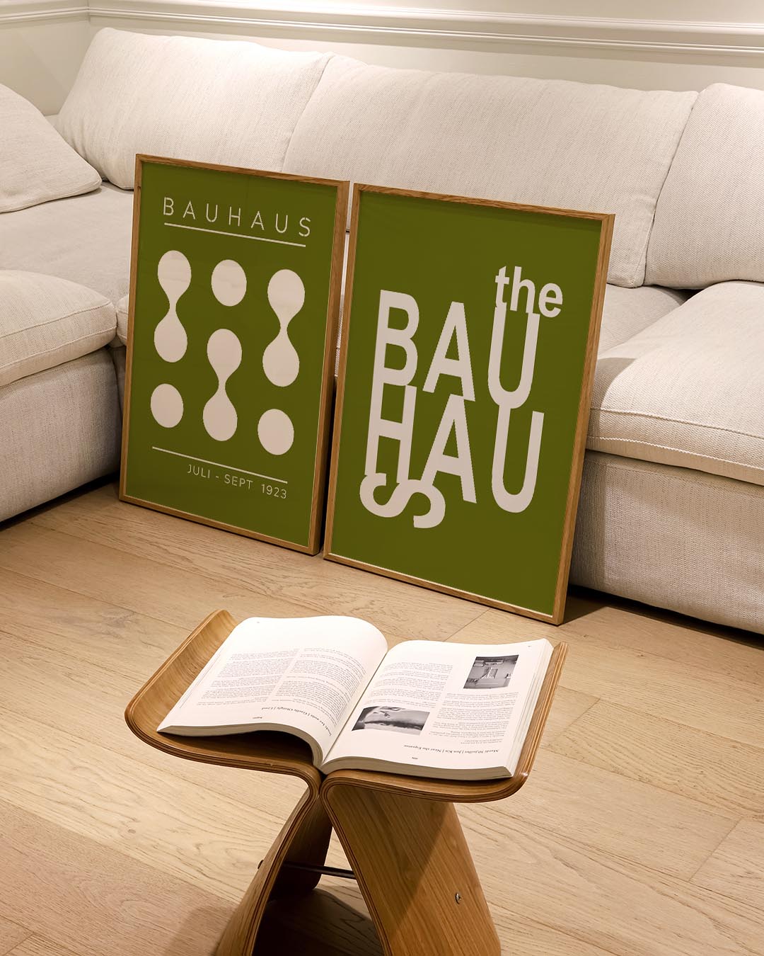 Typografisch spel Posterset