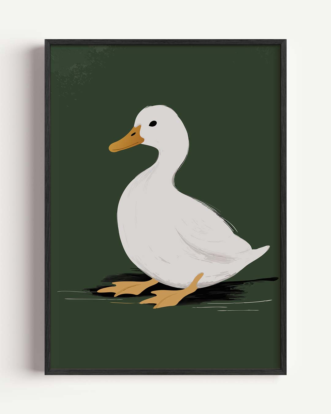 Schattige Eend Poster-WallArtistic