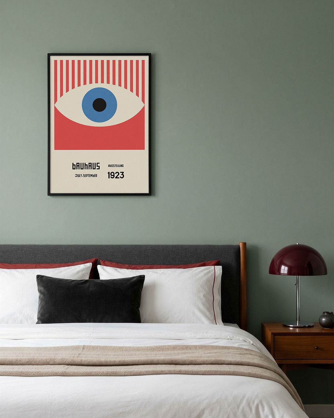 Oog en strepen Poster