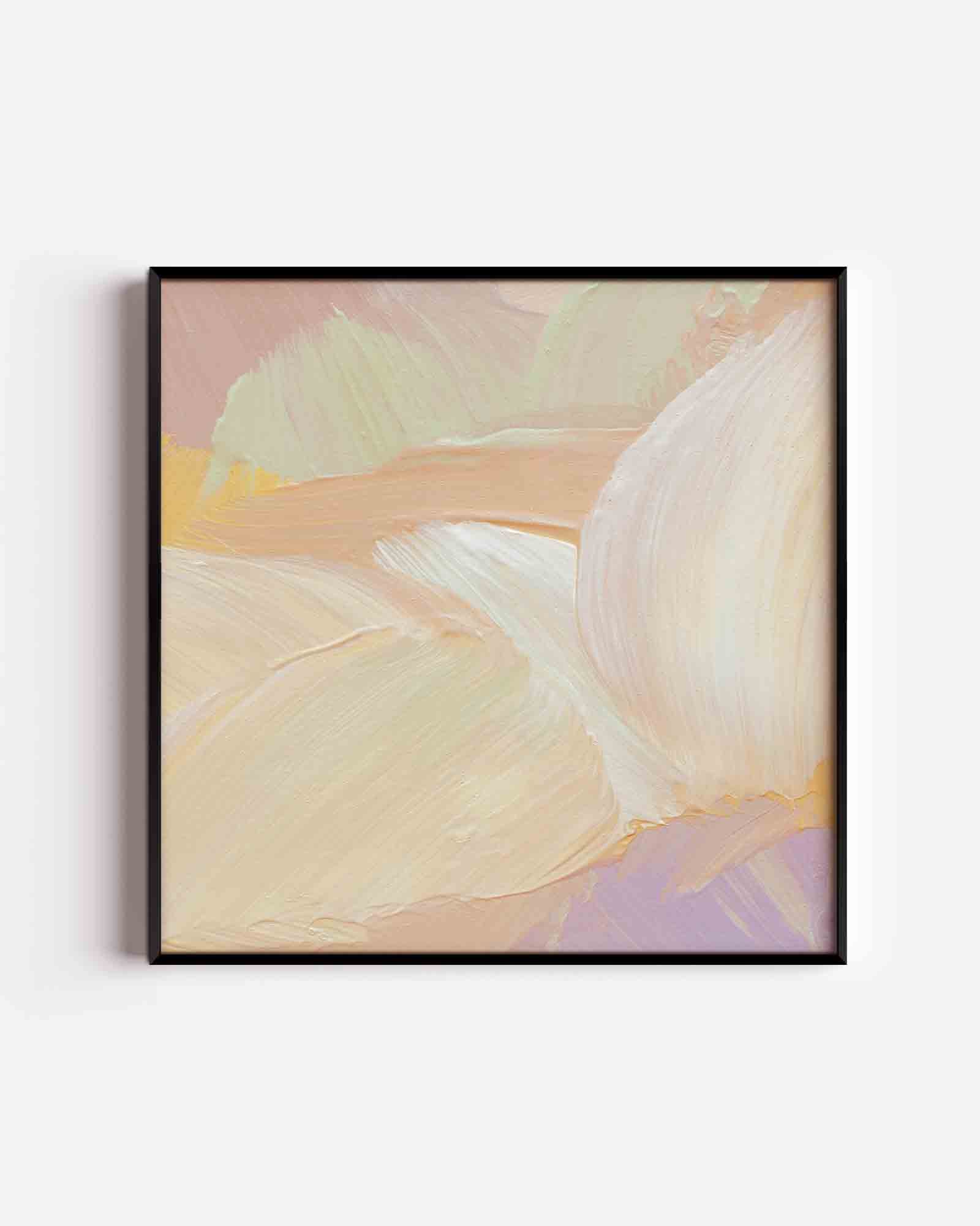Abstracte pastel Poster