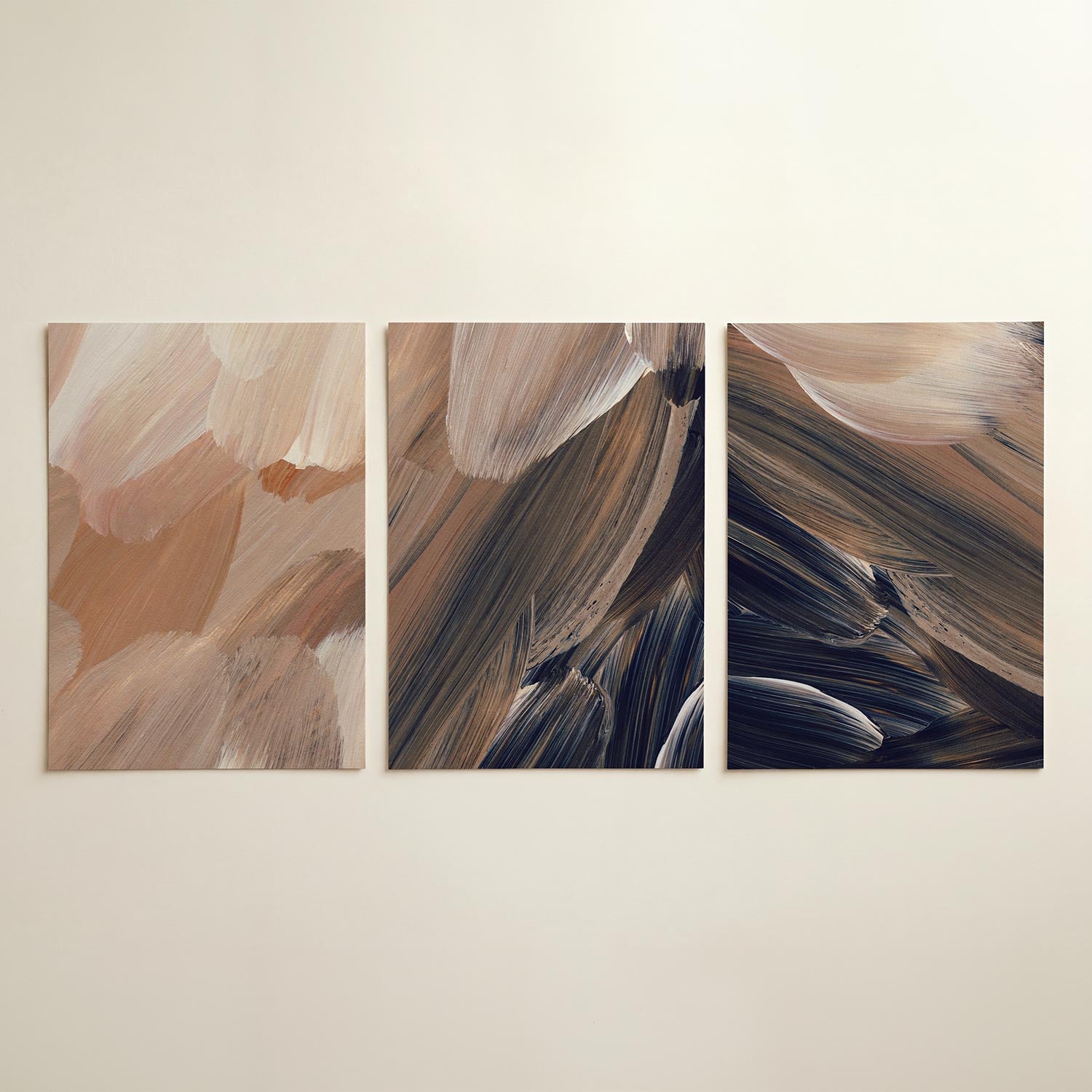 Zachte kleurvlakken Posterset