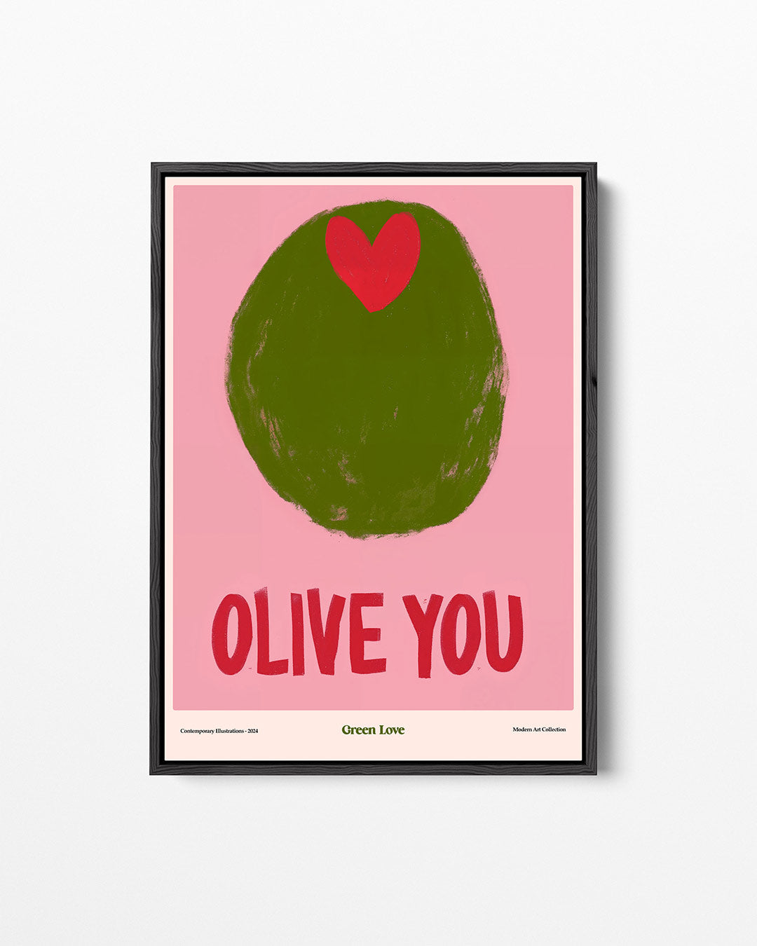 Groene liefde Kunstwerk