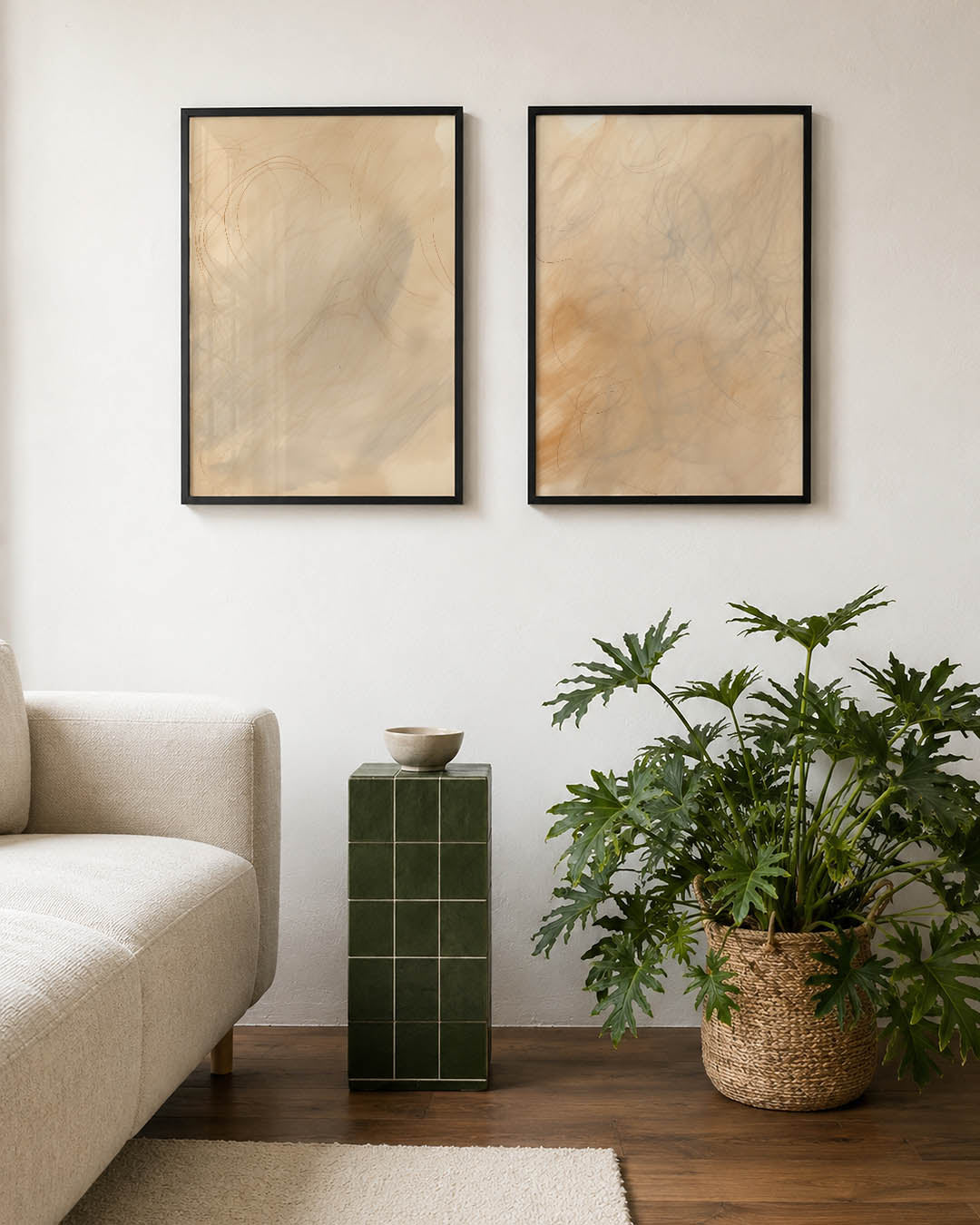 Zwevende lijnen Posterset