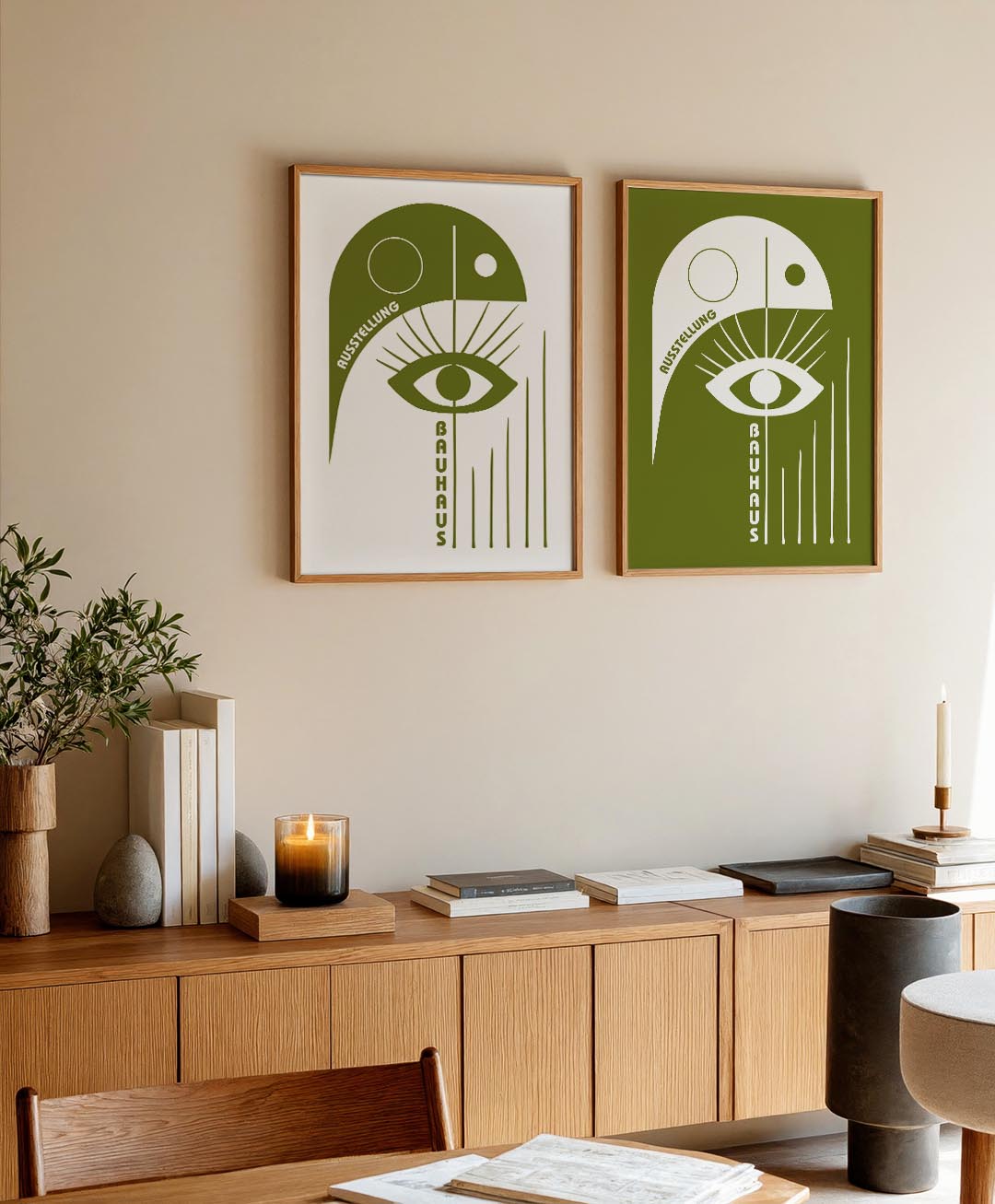 Oog en lijnen Posterset