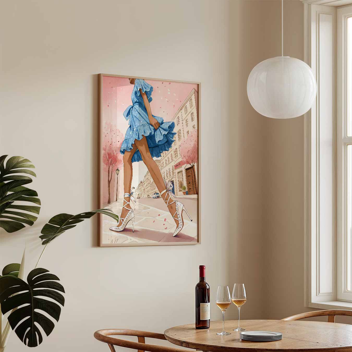 Vrolijke Lentedag Poster-WallArtistic