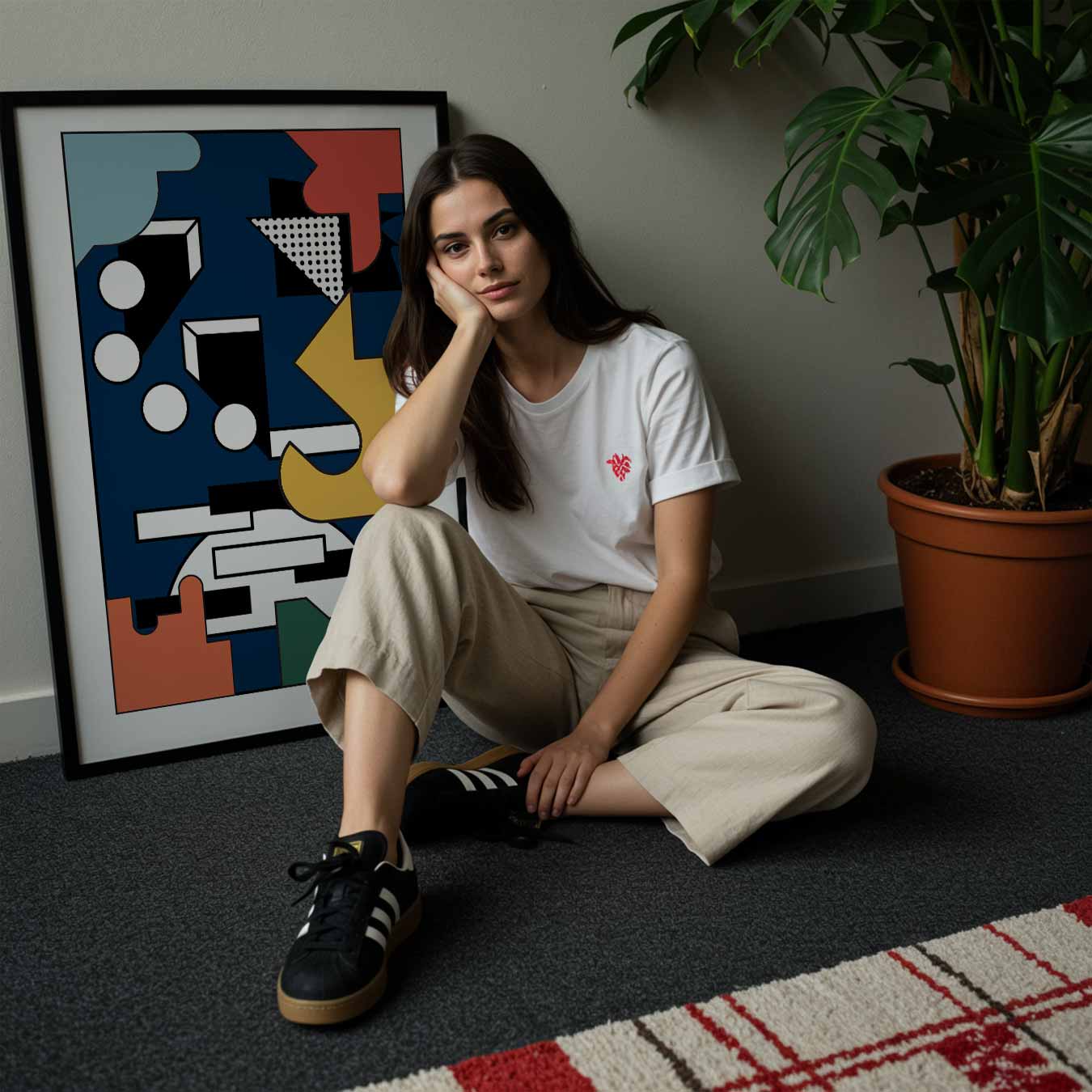Retro Geometrische Kunstposter-WallArtistic