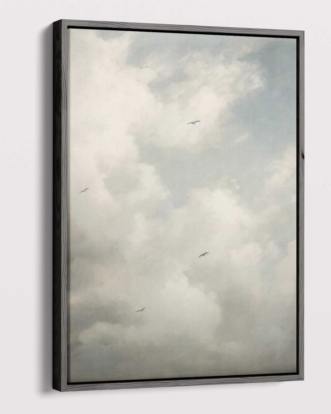 Wolkenpracht met Vogels Kunstwerk-canvas-dibond-plexiglas-wanddecoratie-WallArtistic