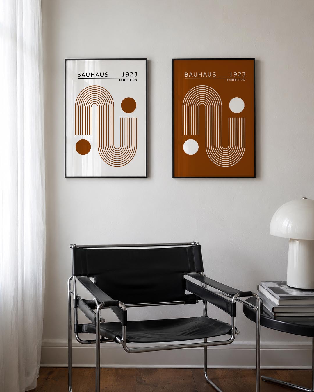 Lijnen en cirkelvormen Posterset