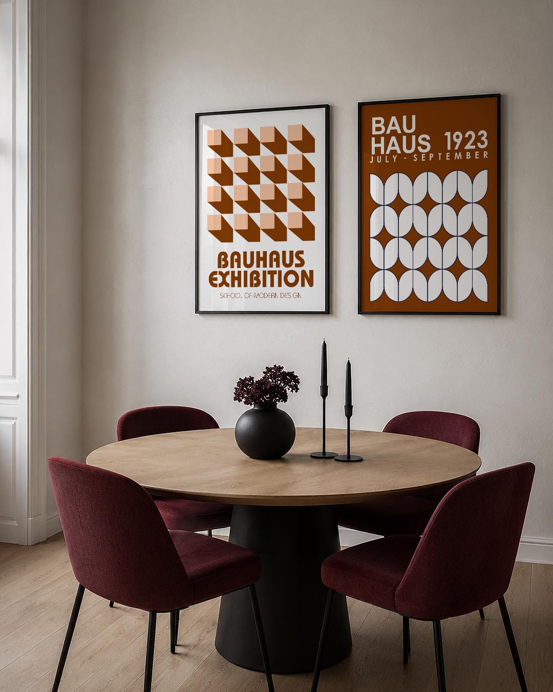 Vorm en schaduw Posterset
