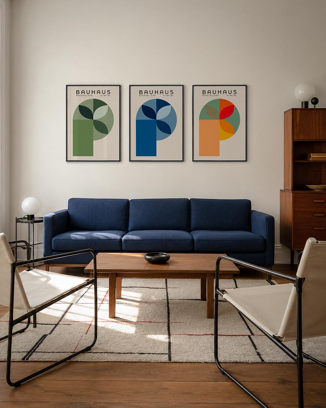 Groene vormen Posterset
