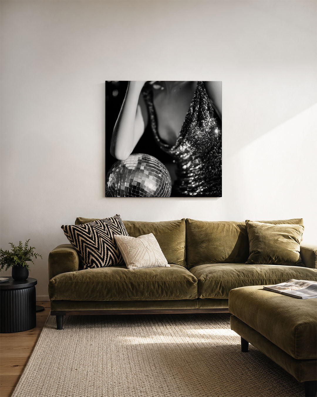 Glinsterende reflecties Kunstwerk