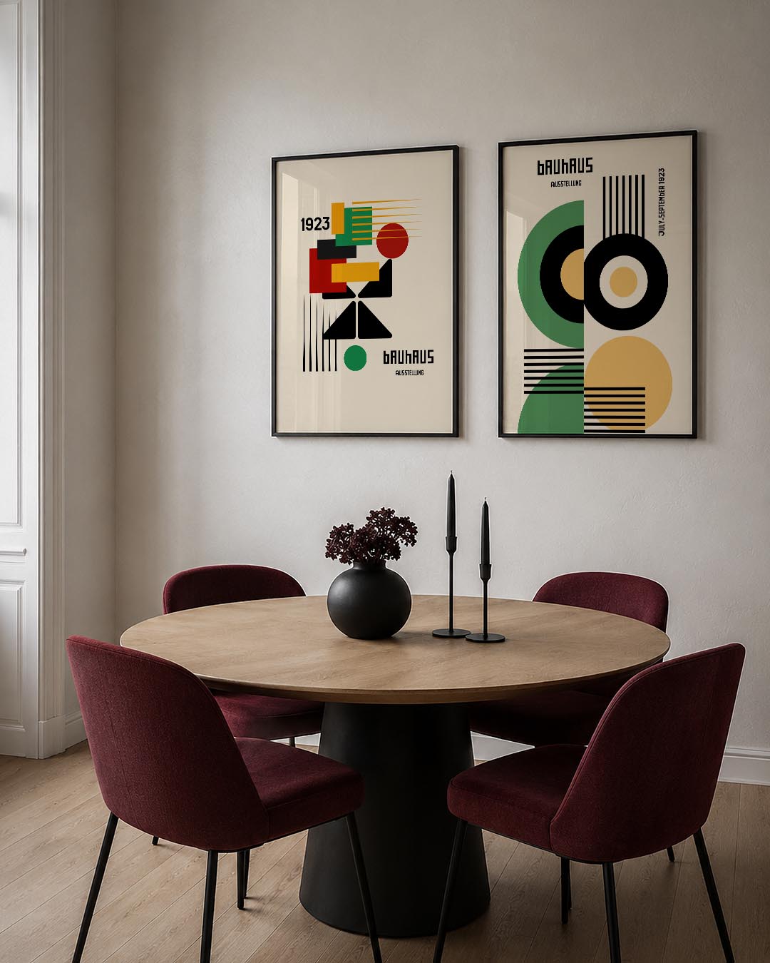 Vorm en kleurenspel Posterset