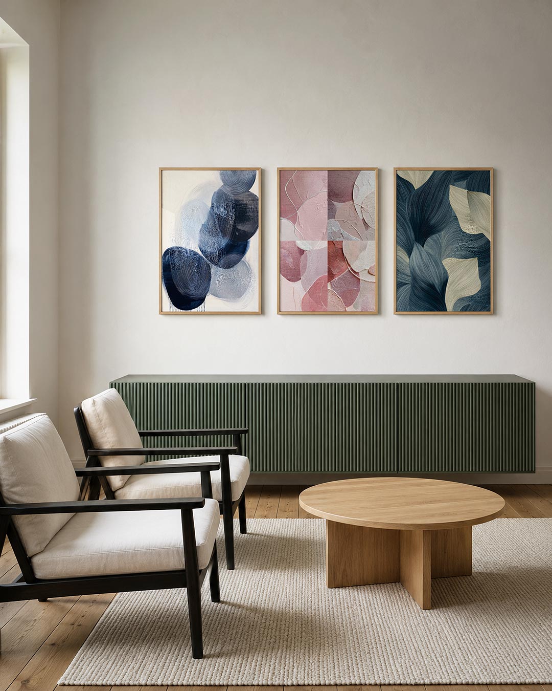 Lijnenspel en vormen Posterset