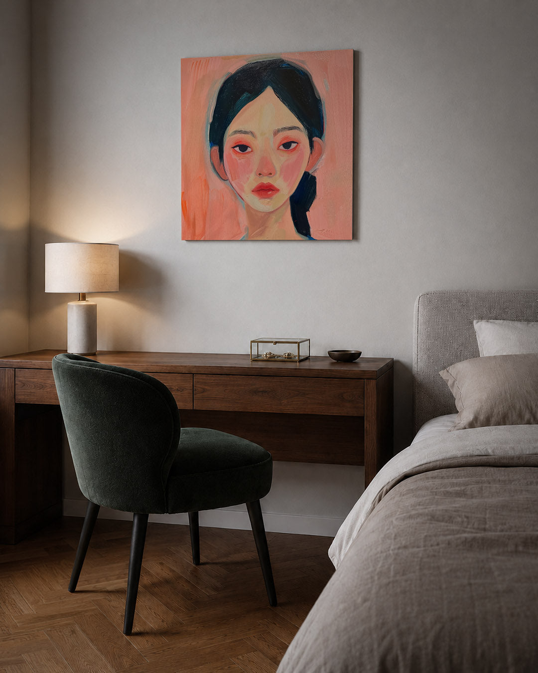 Portretstudie Kunstwerk