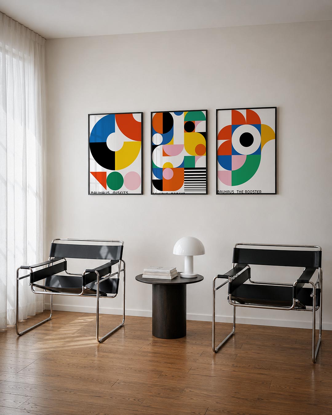 Vorm en kleurenspel Posterset