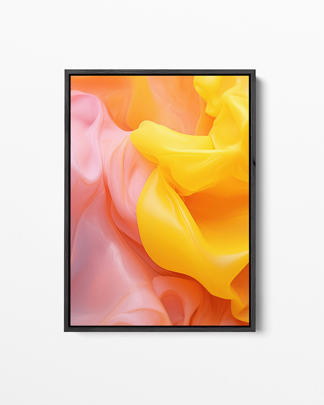 Vloeiende kleuren Kunstwerk