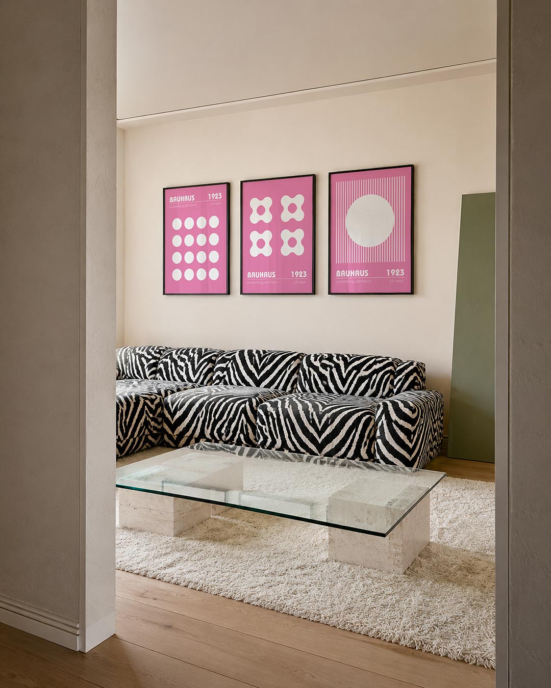 Cirkelritme en kleur Posterset