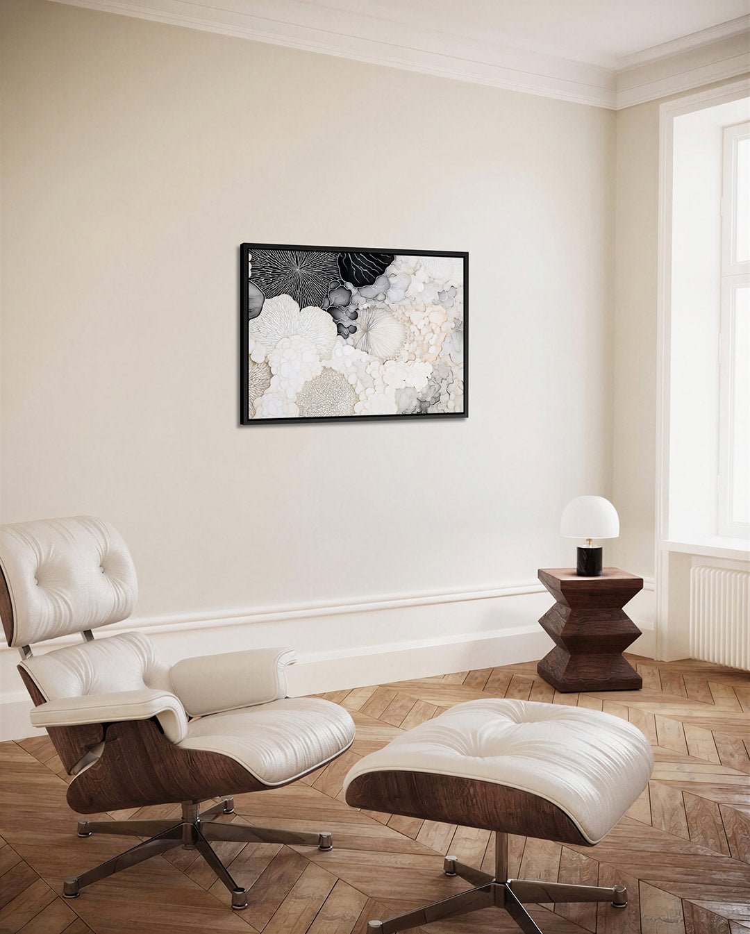Organische vormen compositie Kunstwerk