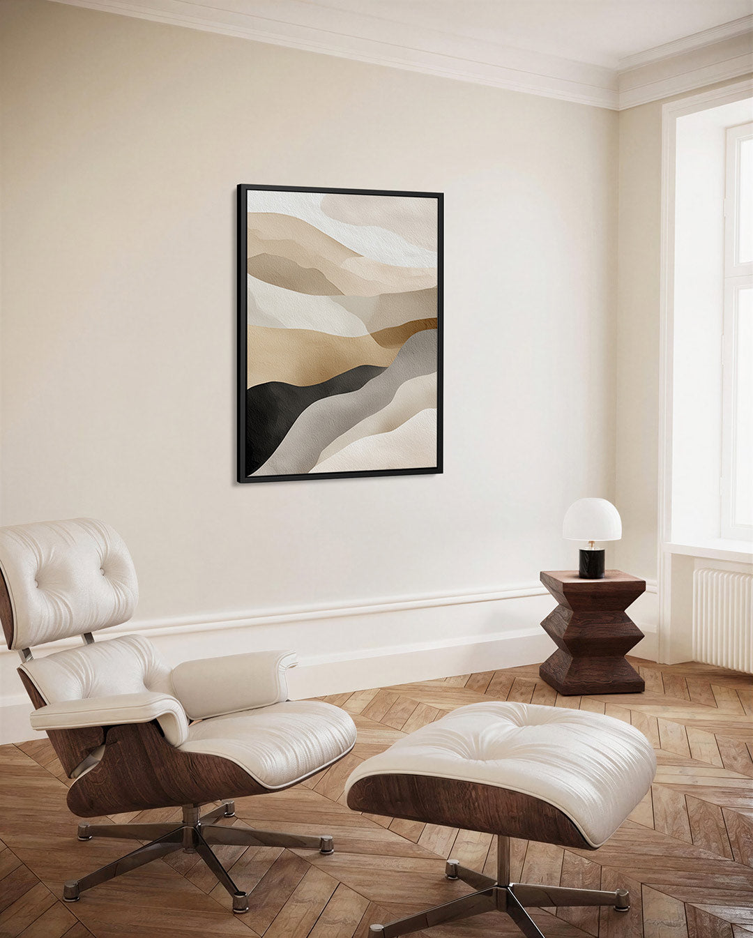 Organische lijnen Kunstwerk