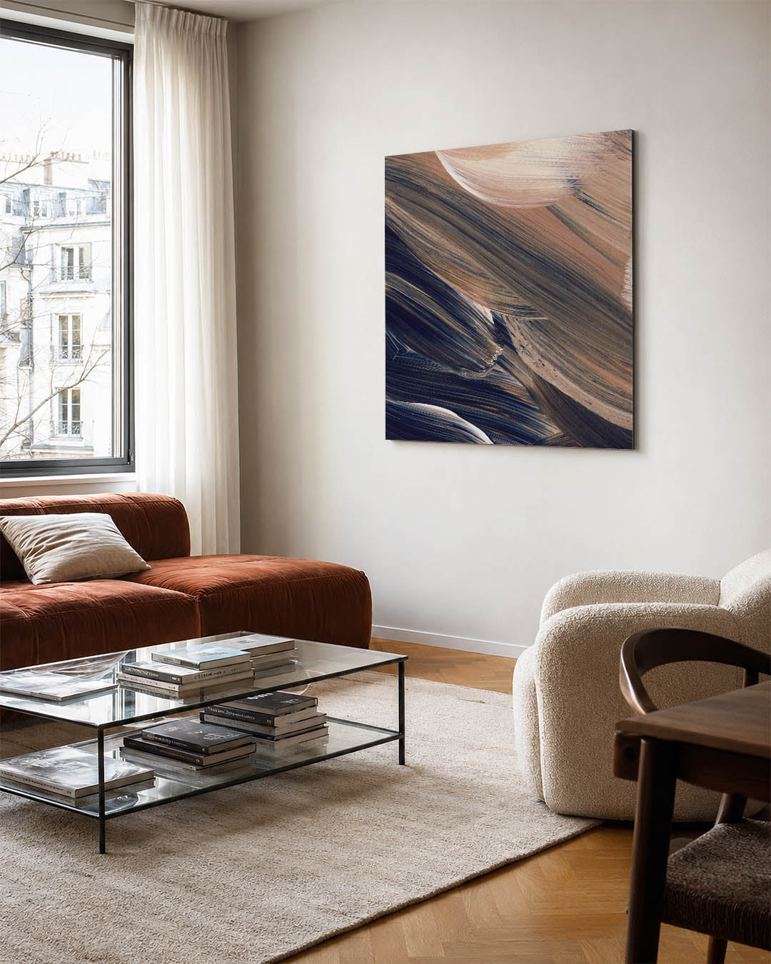Abstracte Kunstwerk